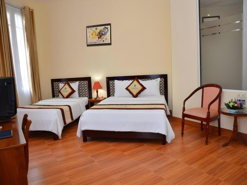 7S Hotel Thu Bon Danang Bagian luar foto